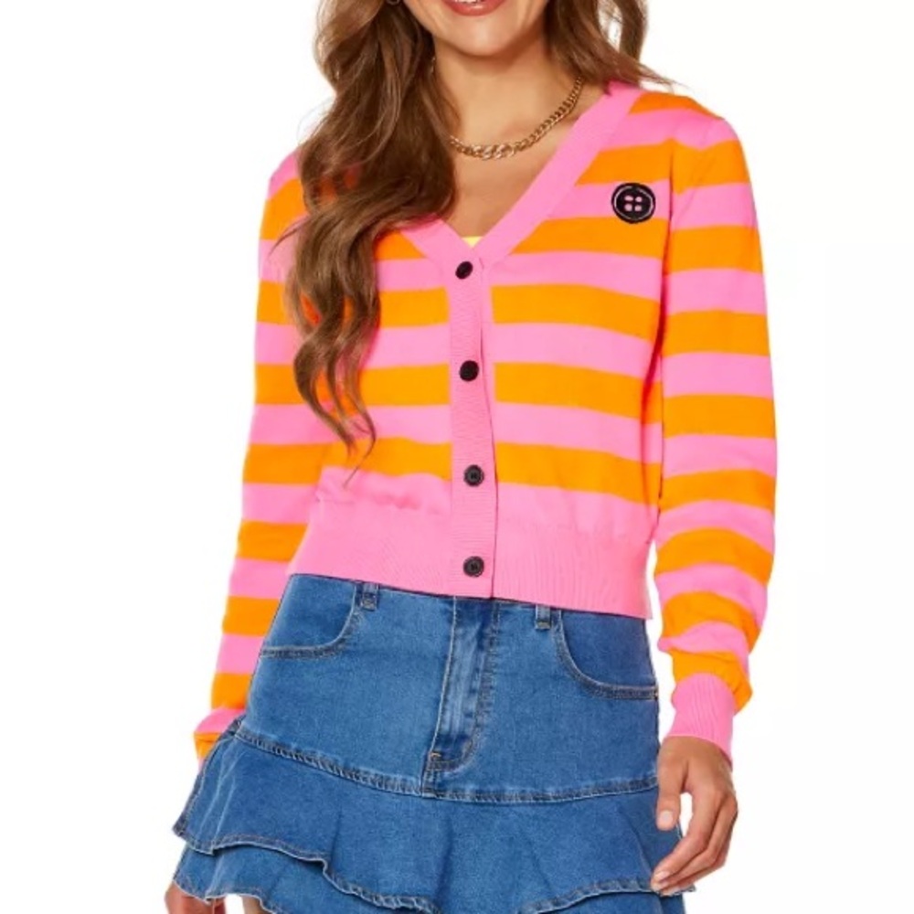 Coraline Button Sweater Cardigan Spirit Halloween‎